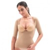 Silver Wave Compression top with sleeves