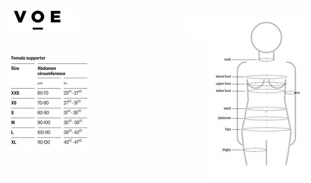 Recova Tummy Tuck Abdominal Supporter With Fasteners