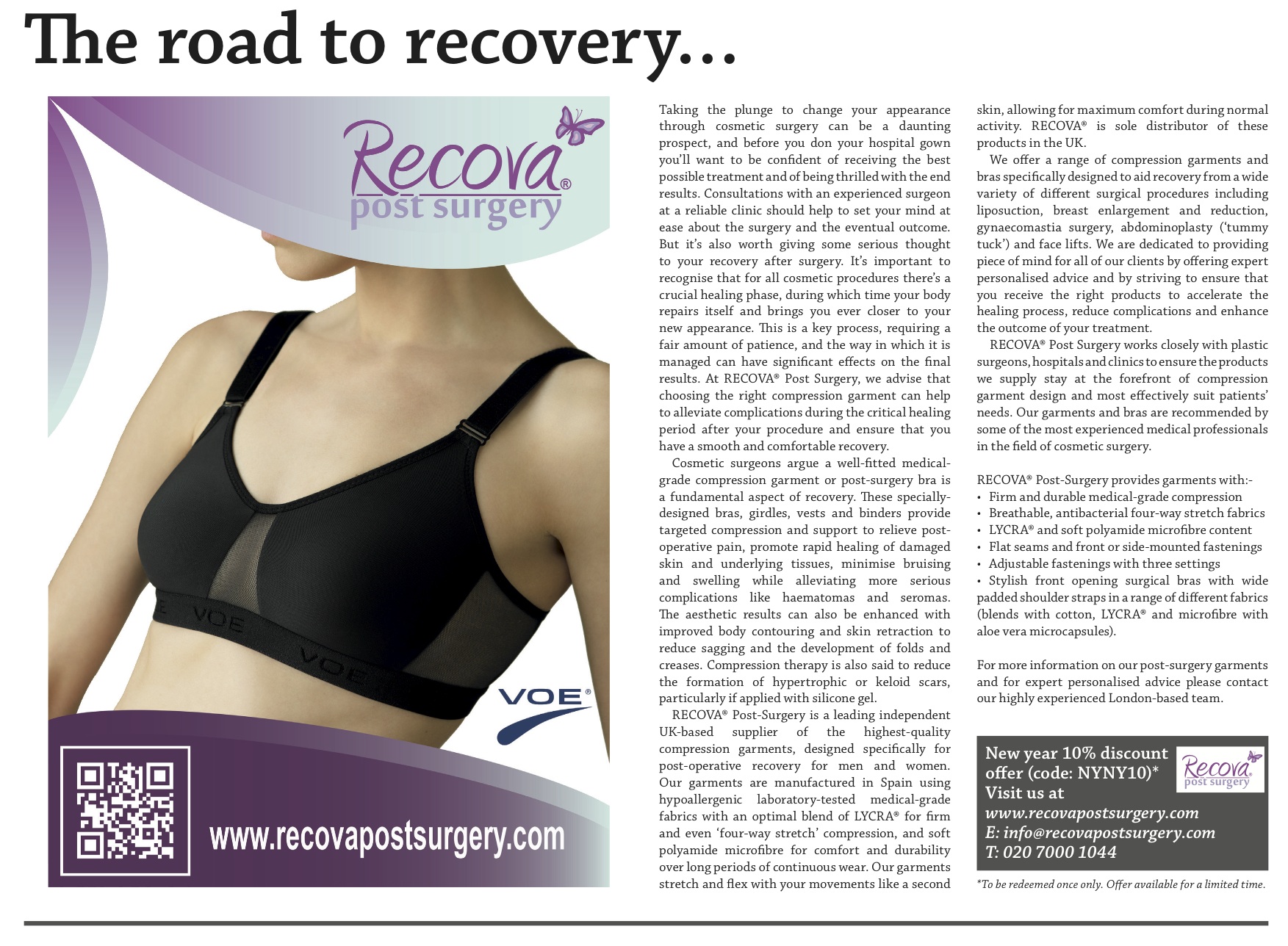 voe UK by Recova Post Surgery - RECOVA®
