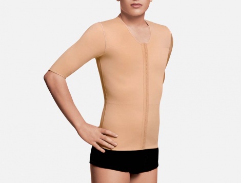 Gynecomastia vest with sleeves