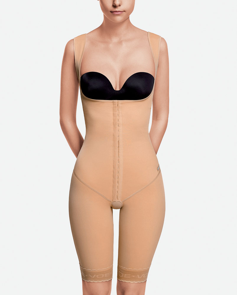 High waist girdle with extended back- Above knee - RECOVA®