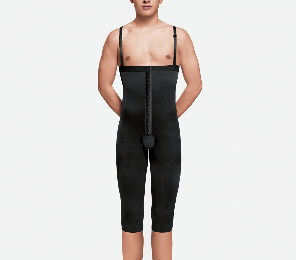 Mens high waisted compression pants top